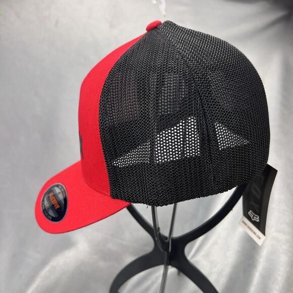 Fox Racing Absolute Flexfit Hat -  Mens S/M Lid Cap Flame Red MX Summer Vacation - Picture 11 of 14